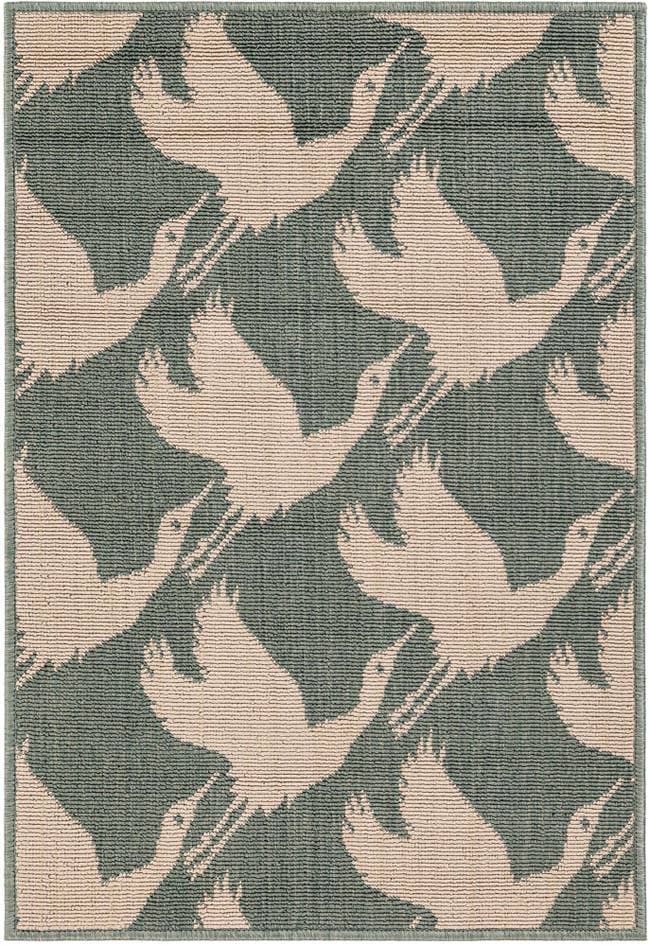 Detail image of 2' x 3' Easy-Clean Coastal Indoor / Outdoor Rug