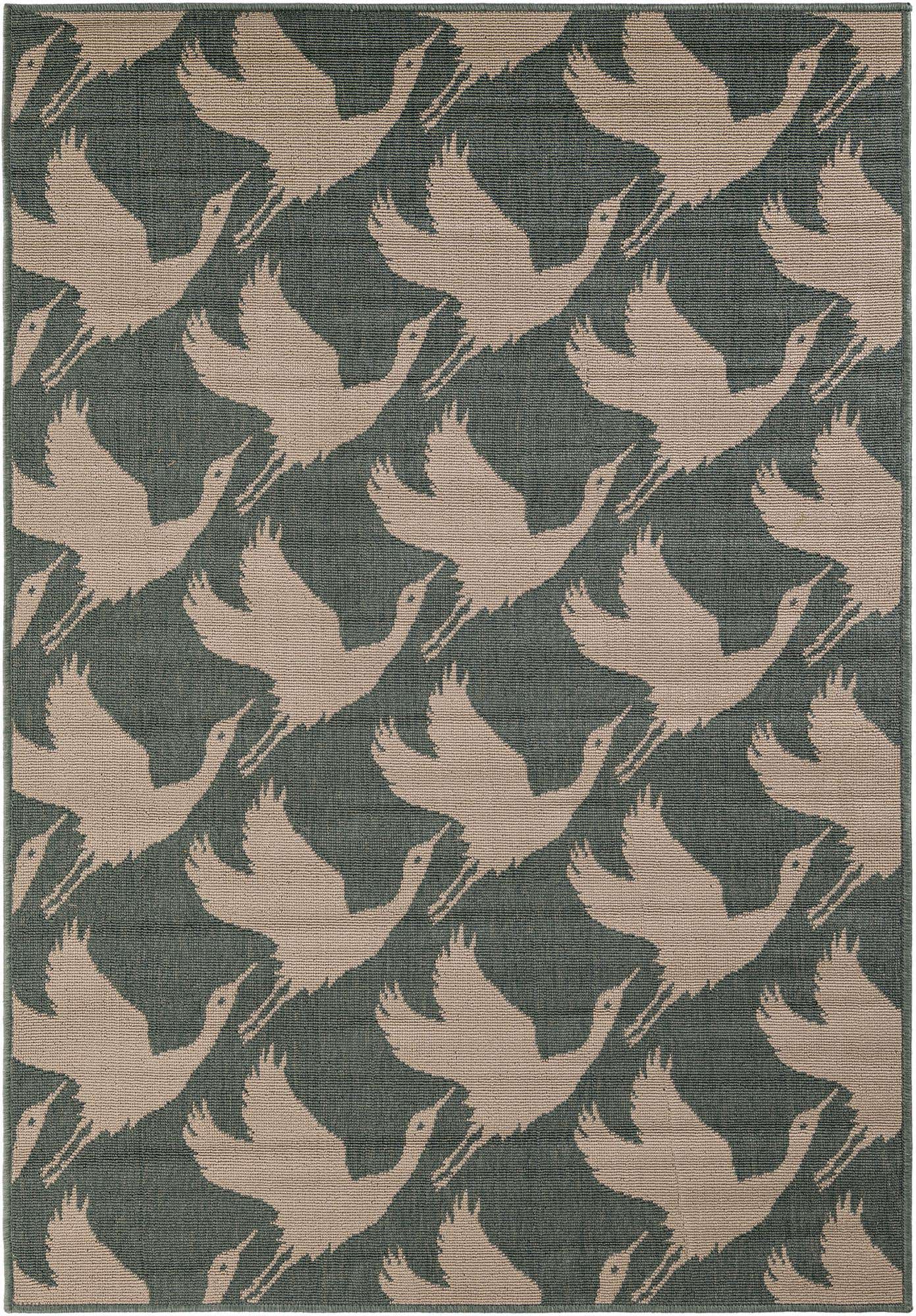 4' x 6' Easy-Clean Coastal Indoor / Outdoor Rug
