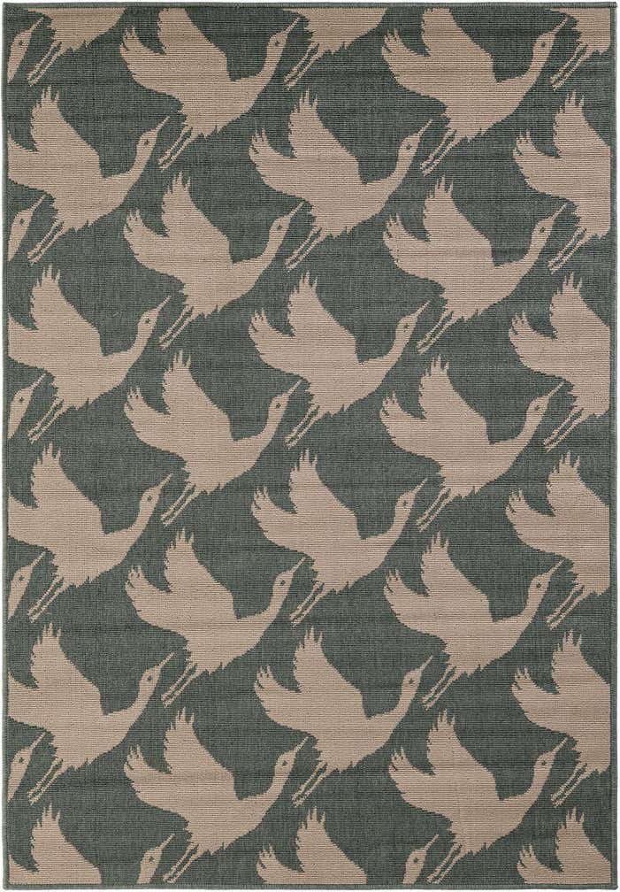 4' x 6' Easy-Clean Coastal Indoor / Outdoor Rug