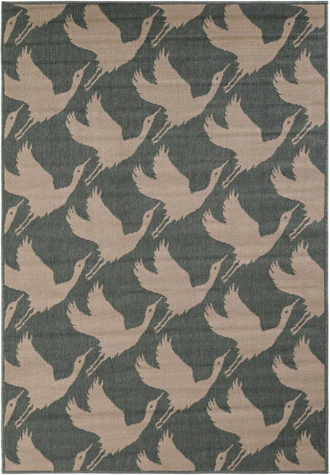 Detail image of 4' x 6' Easy-Clean Coastal Indoor / Outdoor Rug