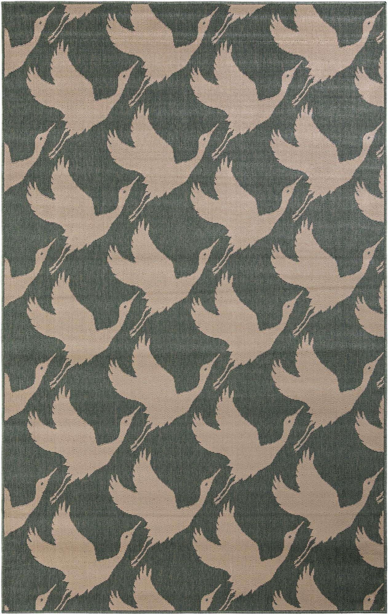 5' x 8' Easy-Clean Coastal Indoor / Outdoor Rug