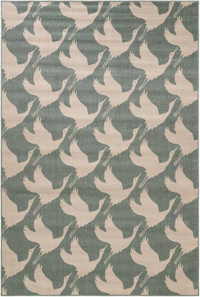 Detail image of 6' x 9' Easy-Clean Coastal Indoor / Outdoor Rug
