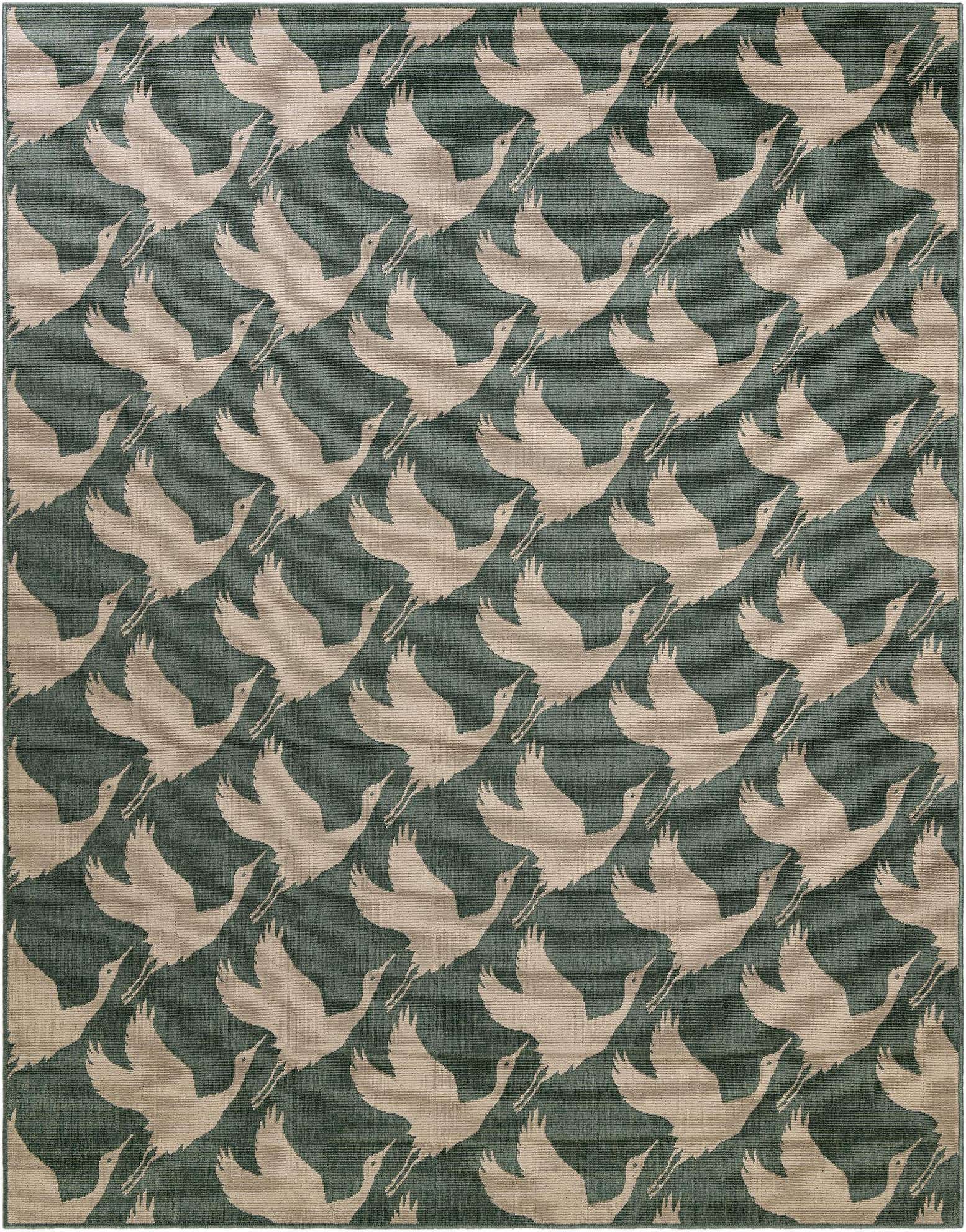 7' 10 x 10' Easy-Clean Coastal Indoor / Outdoor Rug