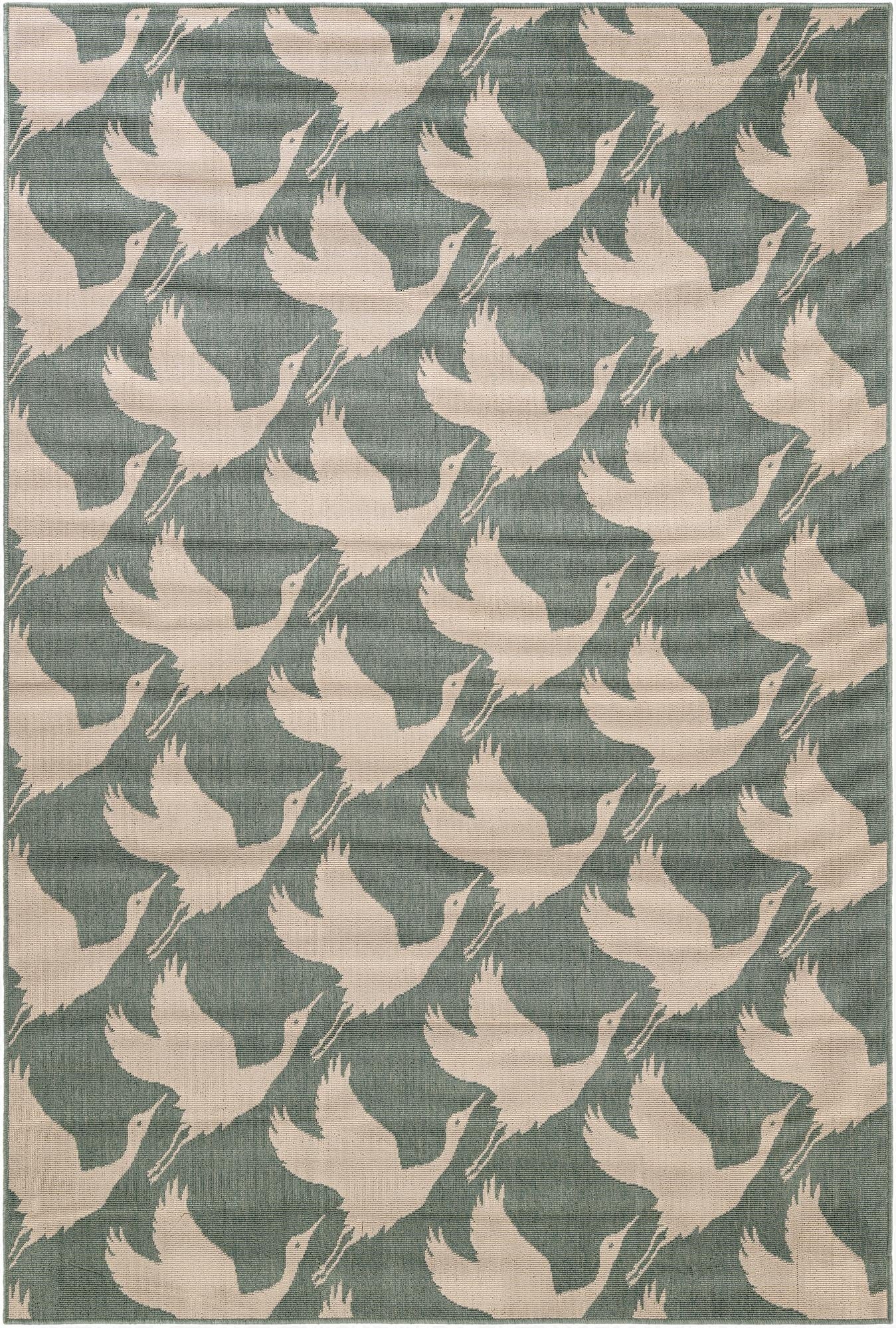 6' x 9'  Washable Coastal Indoor / Outdoor Rug