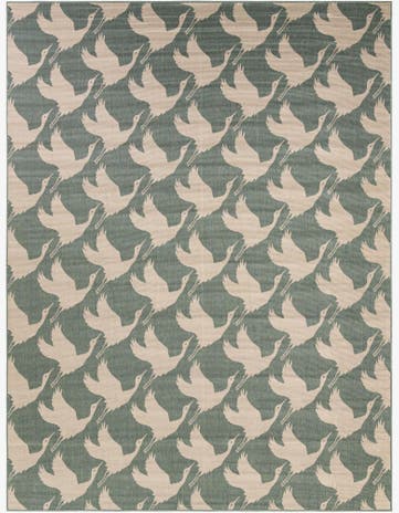 9' x 12' Easy-Clean Coastal Indoor / Outdoor Rug