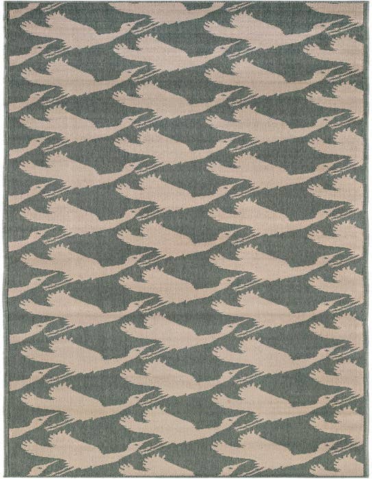 Detail image of 2' 7 x 10' Easy-Clean Coastal Indoor / Outdoor Runner Rug
