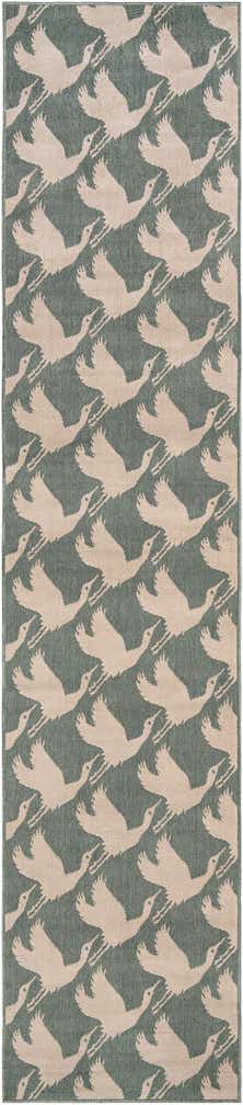 2' 7 x 12' Easy-Clean Coastal Indoor / Outdoor Runner Rug