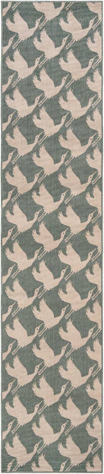 Detail image of 2' 7 x 12' Easy-Clean Coastal Indoor / Outdoor Runner Rug