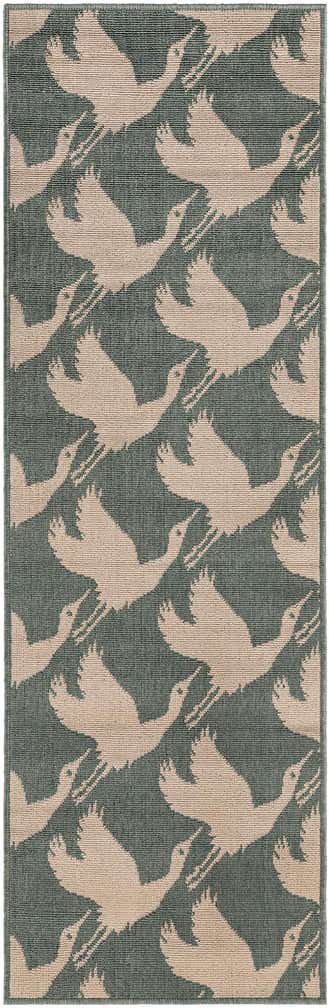 2' x 6' Easy-Clean Coastal Indoor / Outdoor Runner Rug