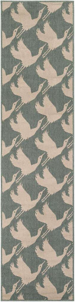 2' x 8' Easy-Clean Coastal Indoor / Outdoor Runner Rug