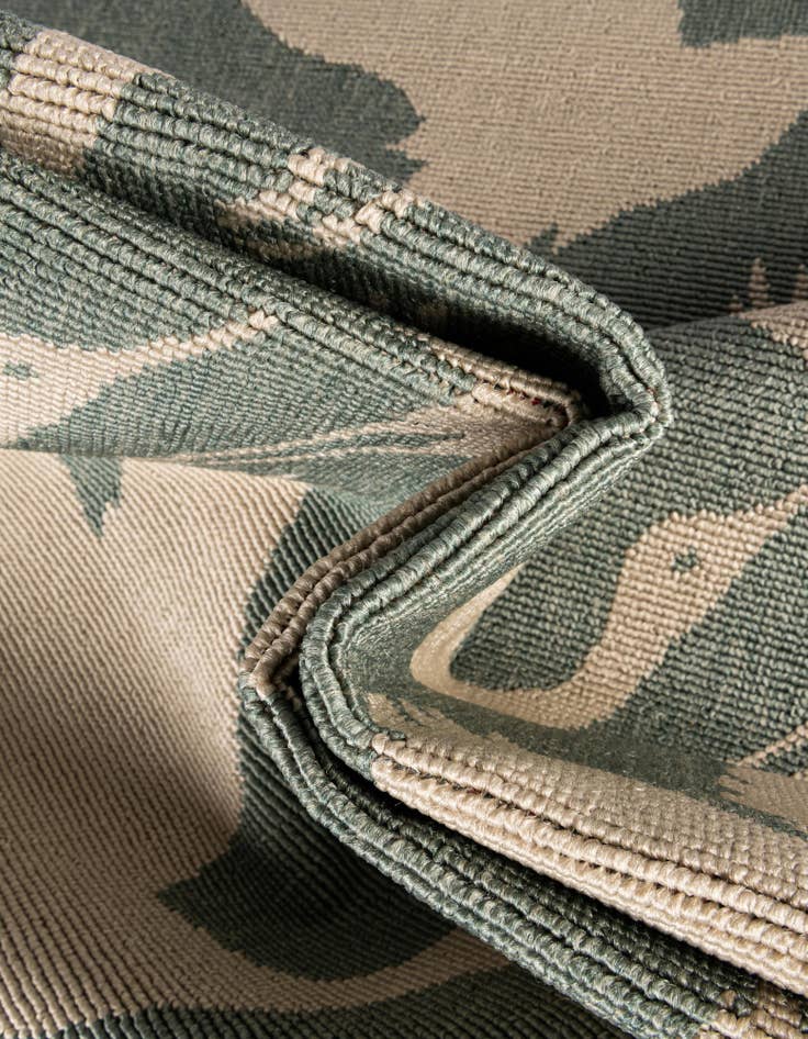 Detail image of 7' 10 x 7' 10  Washable Coastal Indoor / Outdoor Square Rug