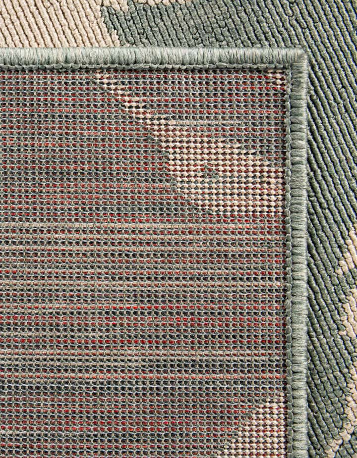 7' 10 x 7' 10 Easy-Clean Coastal Indoor / Outdoor Square Rug