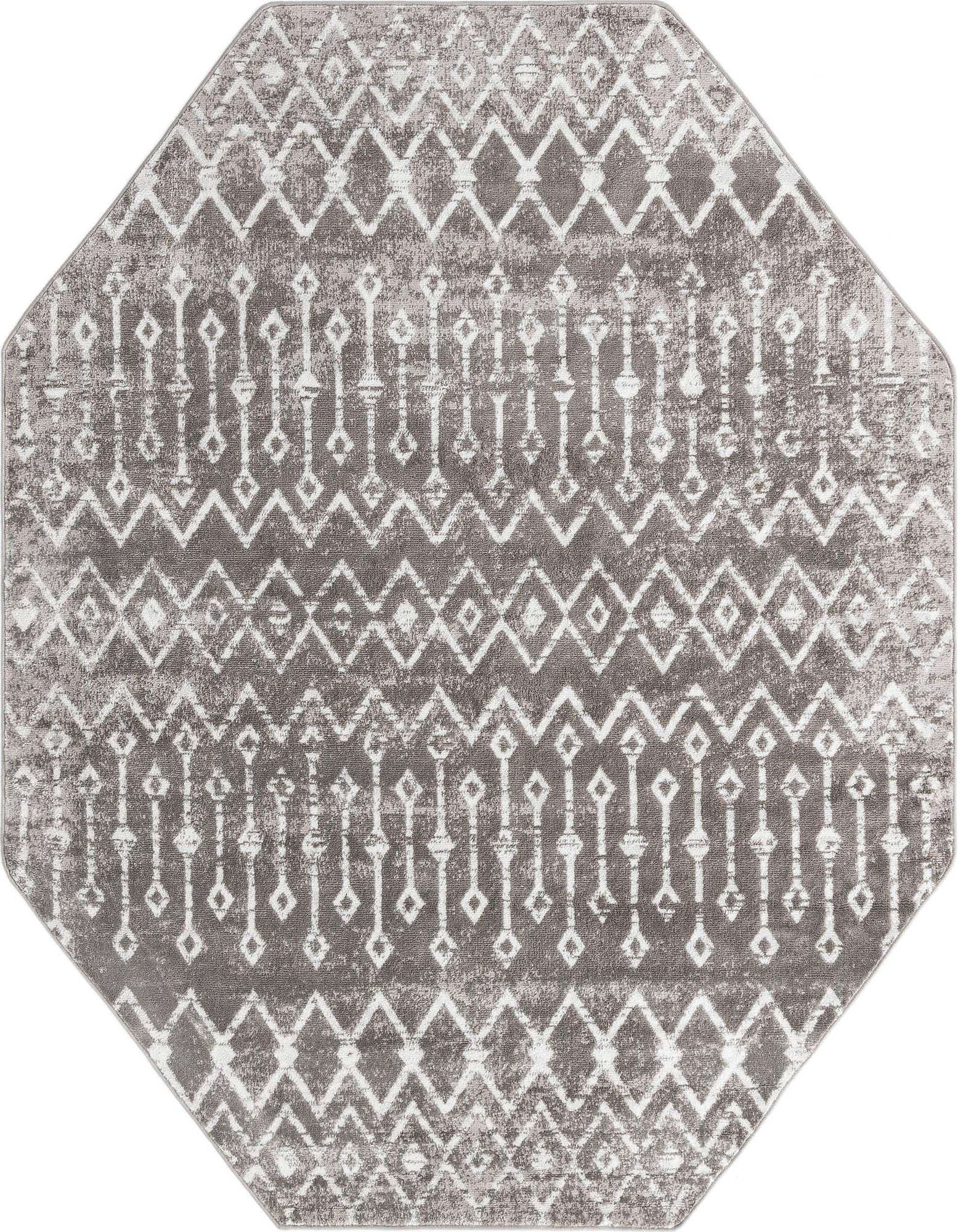 Primary image 7' x 7' Bohemian Trellis Octagon Rug
