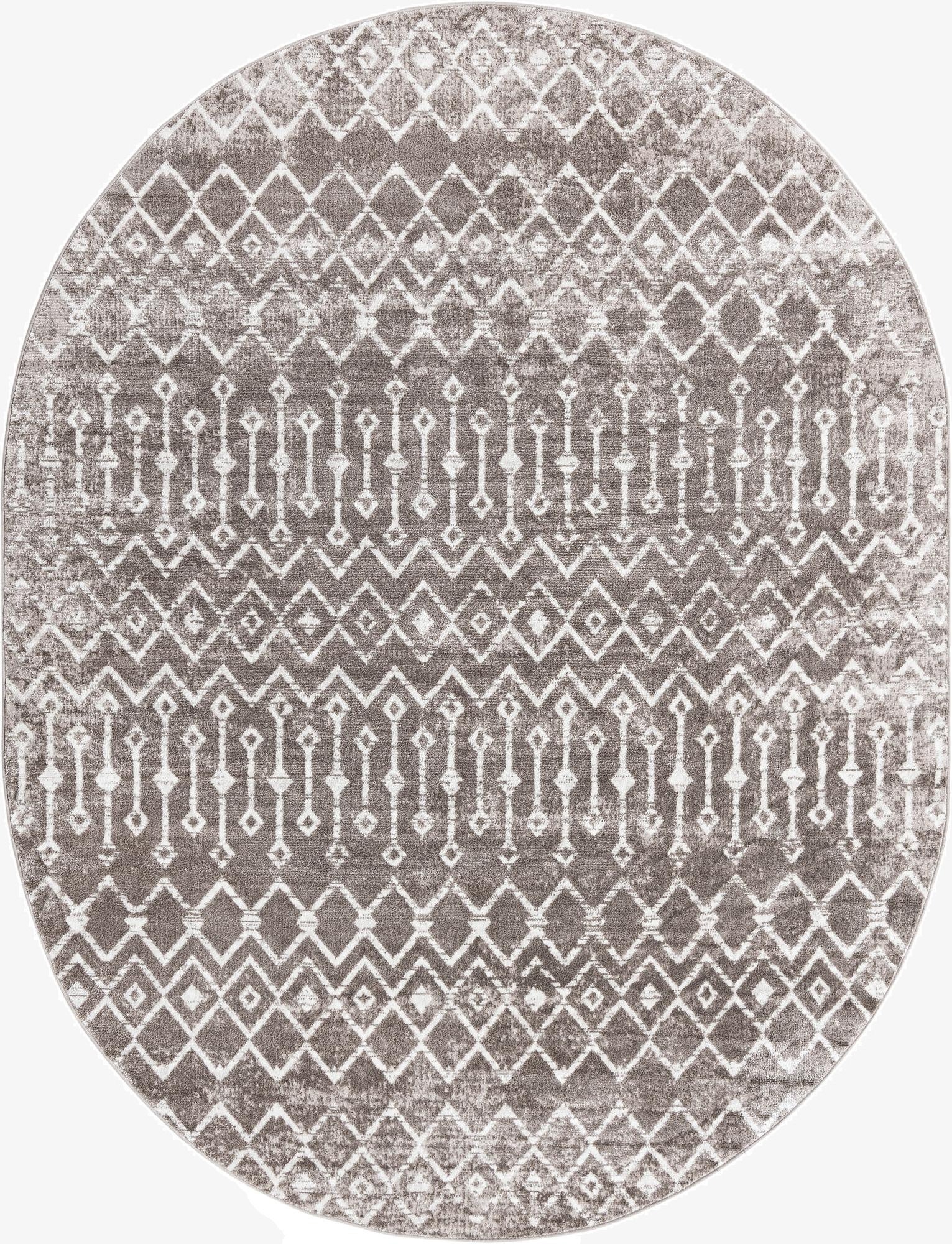 Primary image 245cm x 305cm Bohemian Trellis Oval Rug