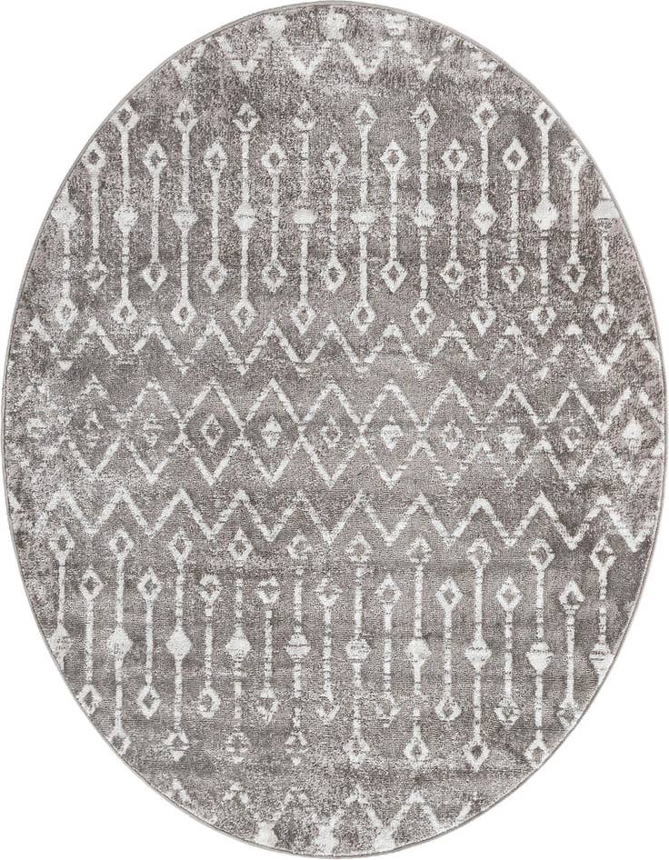 Detail image of 5' 3 x 5' 3 Bohemian Trellis Round Rug