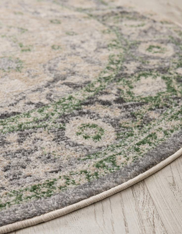 Detail image of 5' x 5' Madeline Vintage Round Rug