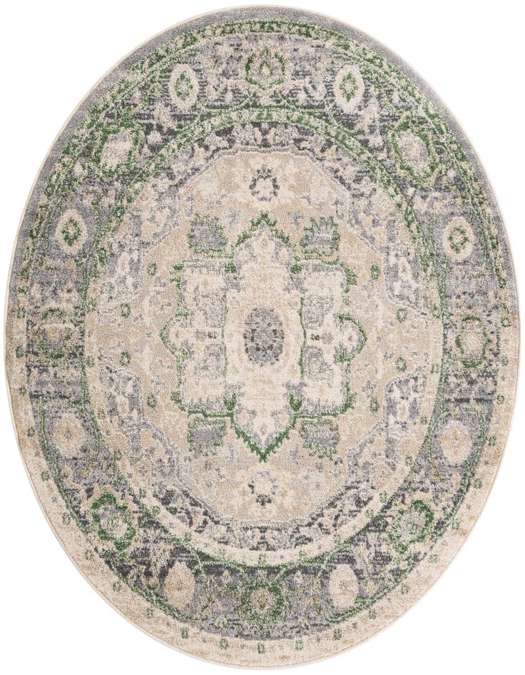Detail image of 5' x 5' Madeline Vintage Round Rug