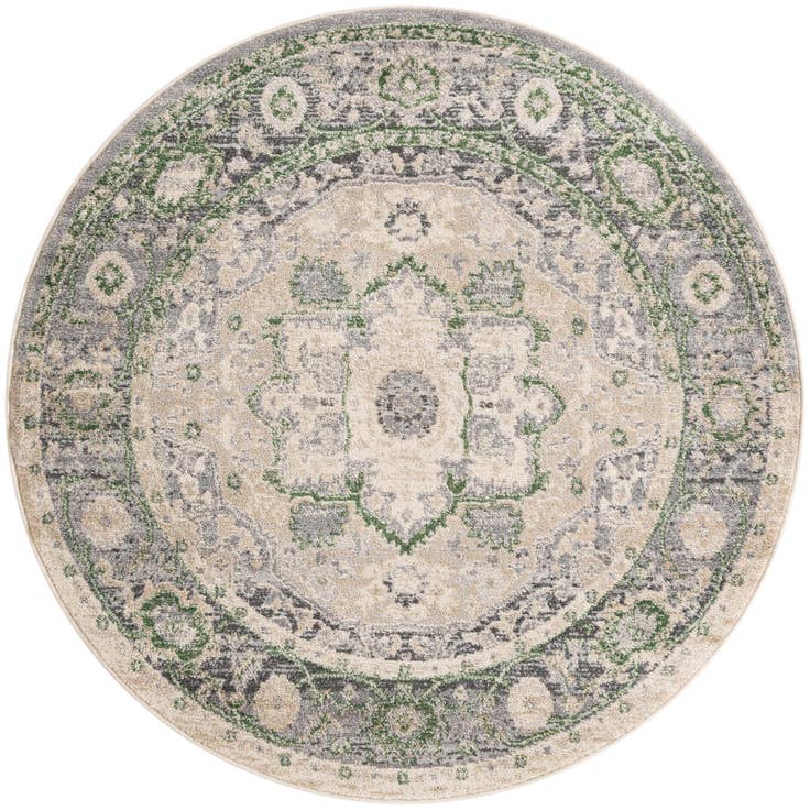 Detail image of 5' x 5' Madeline Vintage Round Rug