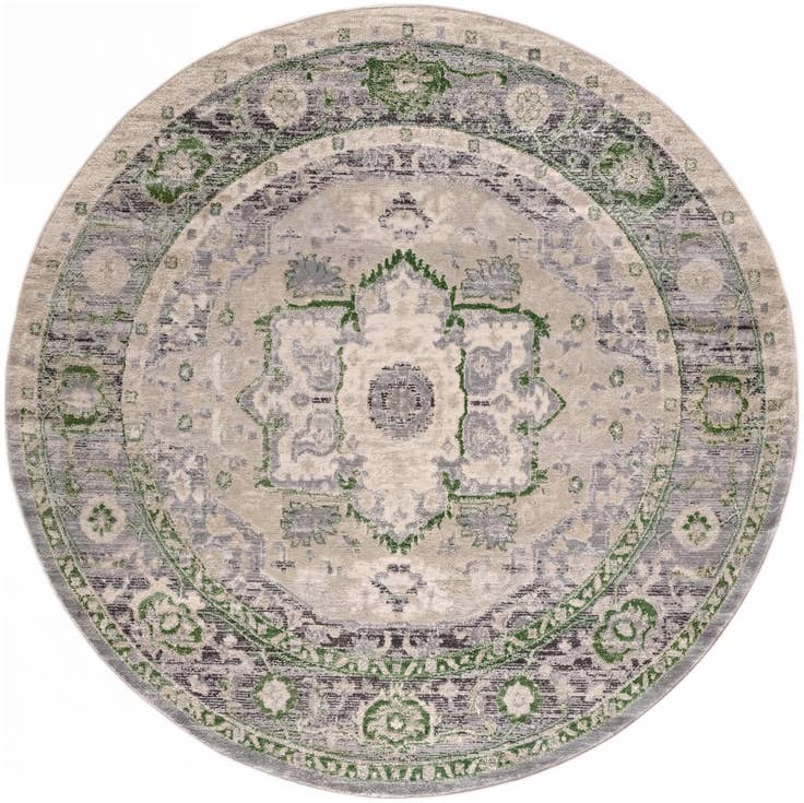 Detail image of 8' x 8' Madeline Vintage Round Rug