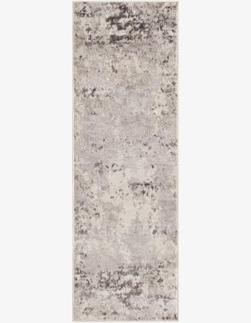 Stone Gray Aurora Runner Rug