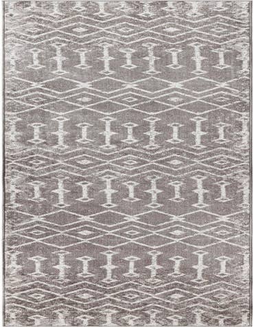 Detail image of 2' 7 x 14' Bohemian Trellis Runner Rug