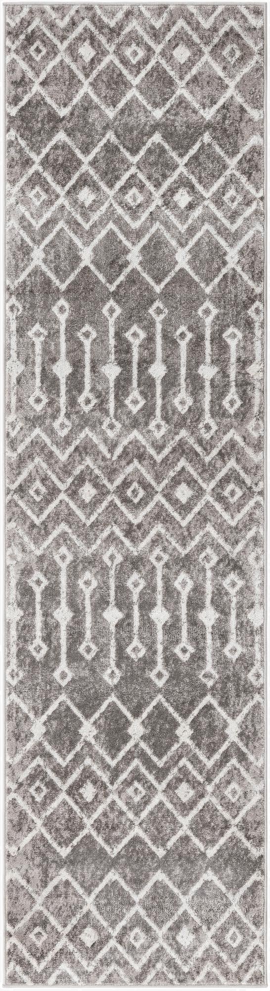 2' 7 x 10' Bohemian Trellis Runner Rug