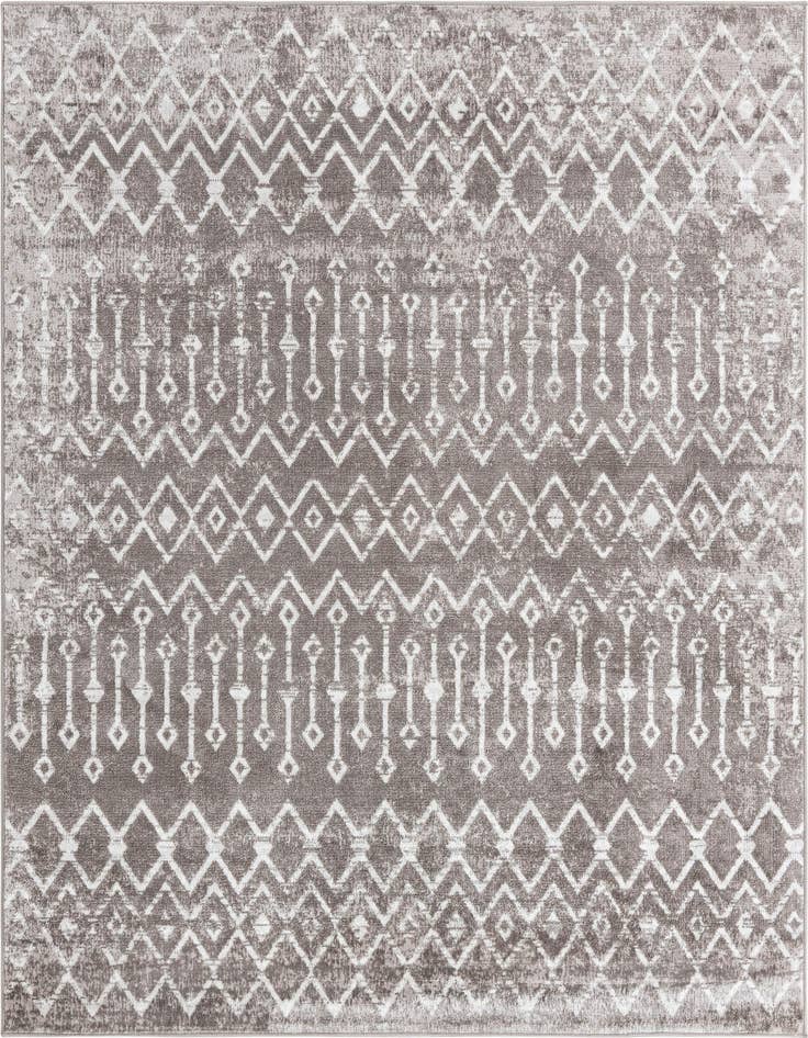 Detail image of 7' 10 x 7' 10 Bohemian Trellis Square Rug