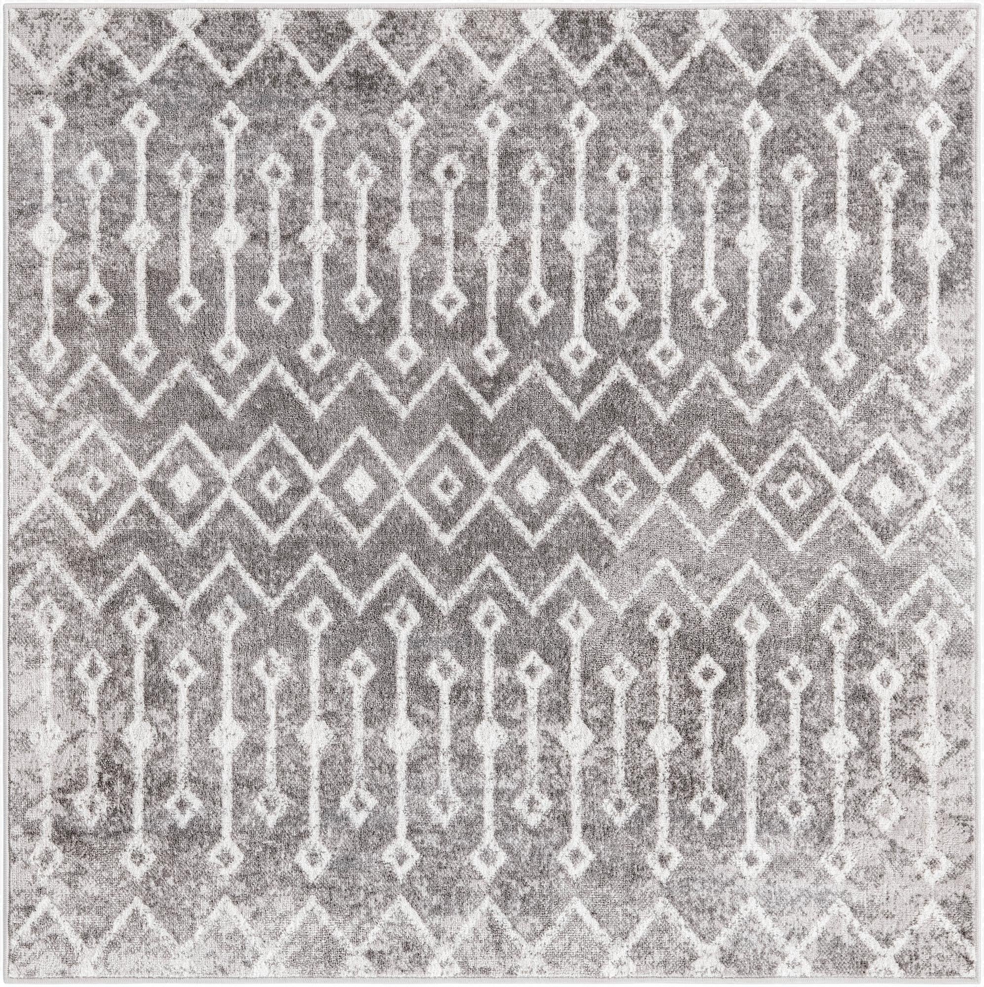 5' 3 x 5' 3 Bohemian Trellis Square Rug