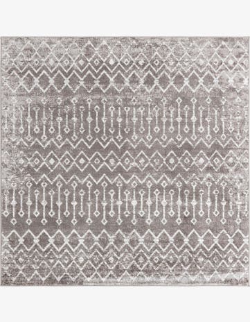 7' 10 x 7' 10 Bohemian Trellis Square Rug