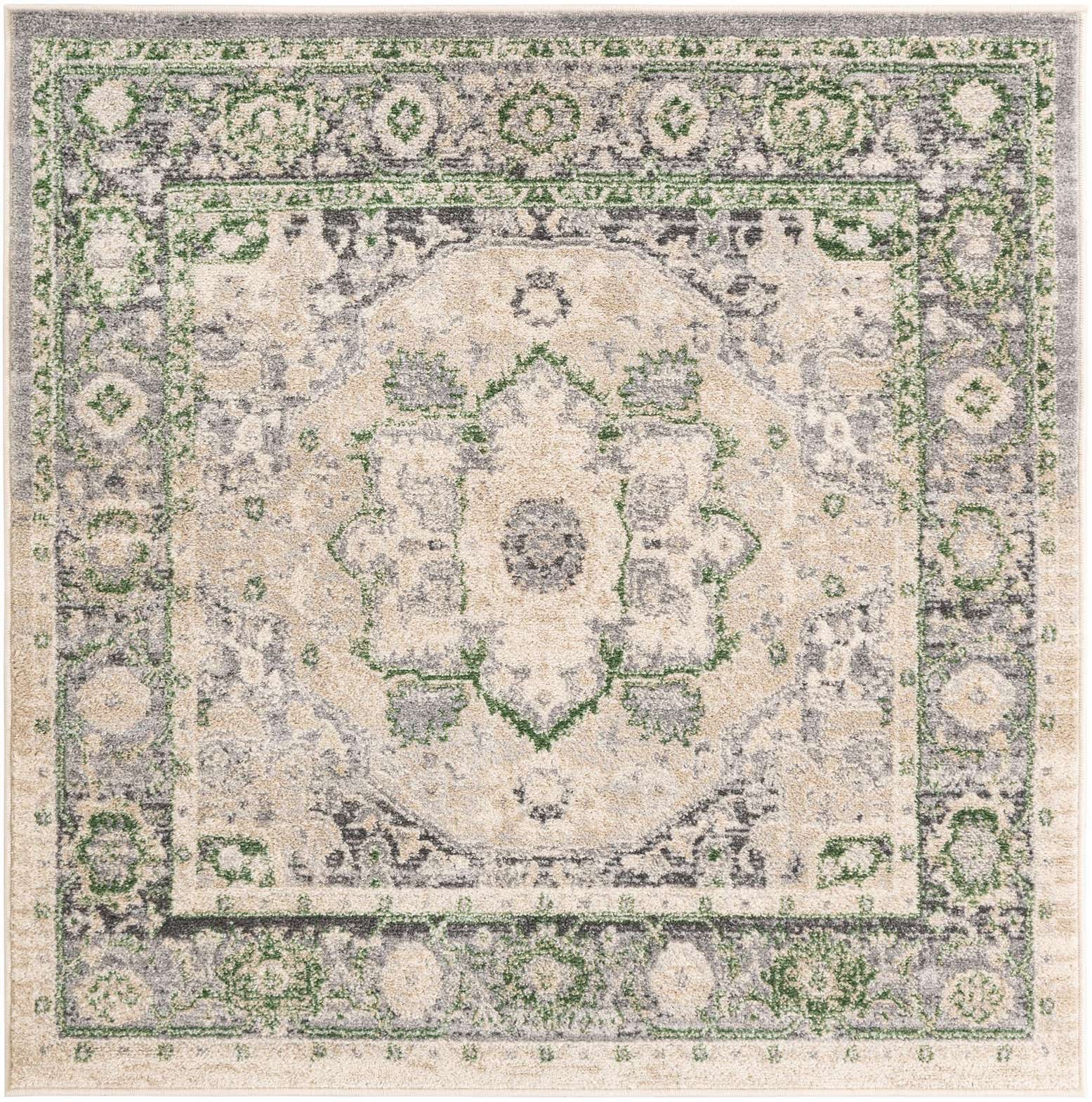 5' x 5' Madeline Vintage Square Rug