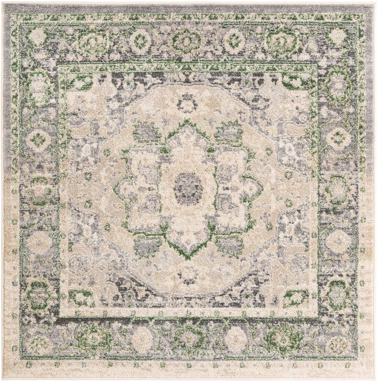 Detail image of 5' x 5' Madeline Vintage Square Rug