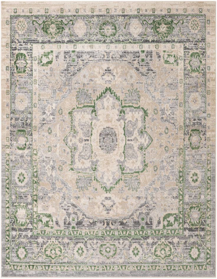 Detail image of 8' x 8' Madeline Vintage Square Rug