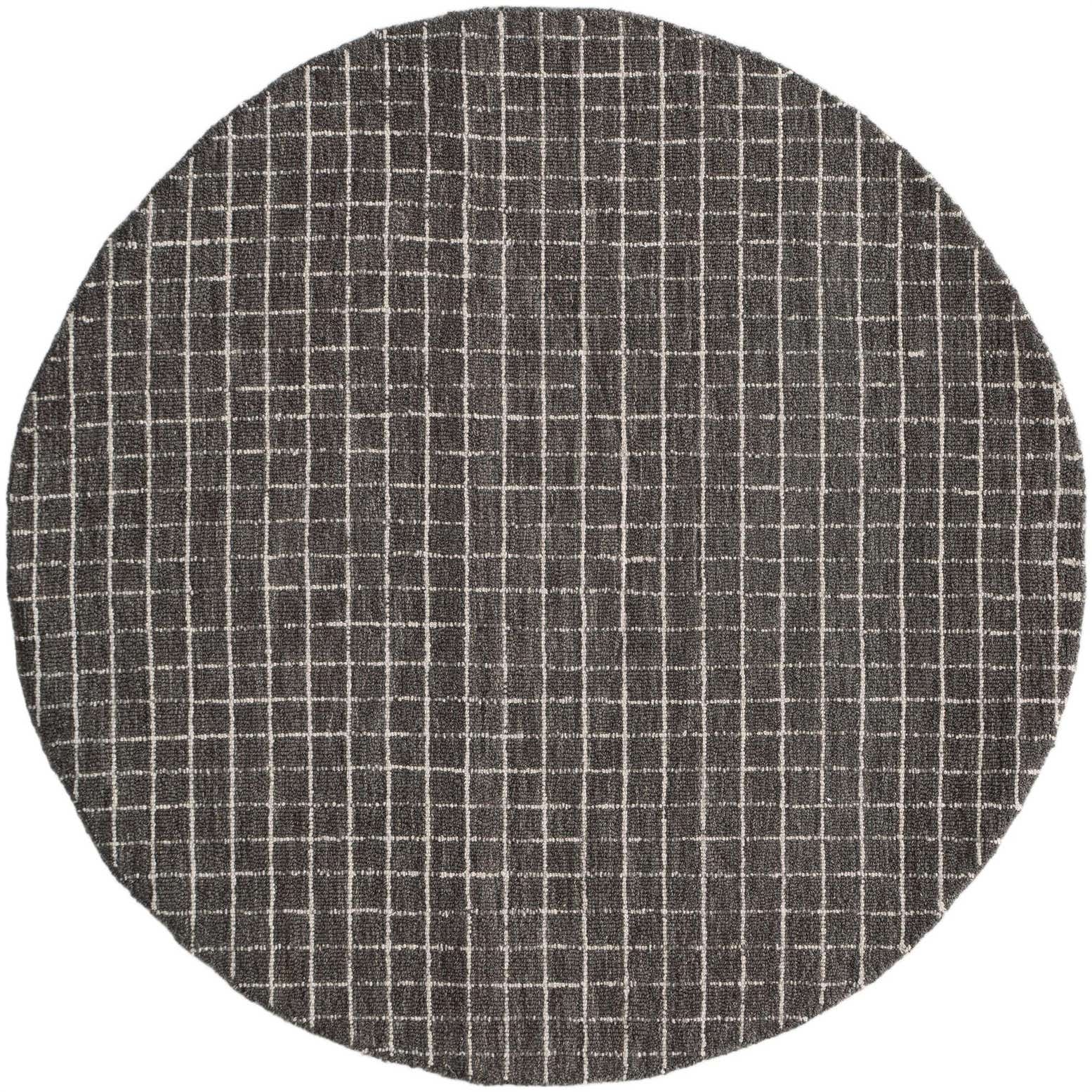 5' 1 x 5' 1 Heritage Line Wool Round Rug