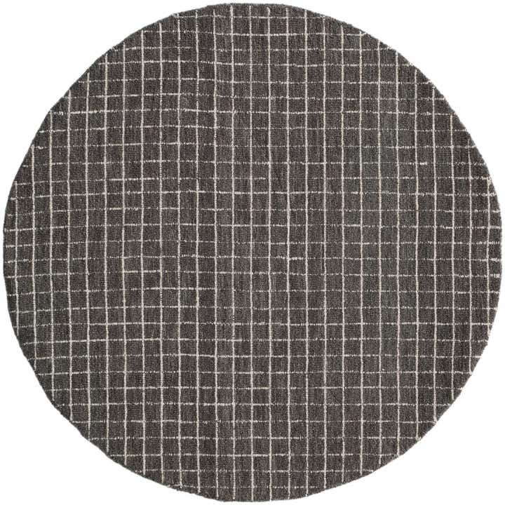 5' 1 x 5' 1 Heritage Line Wool Round Rug