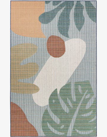 Sturgis · Abstract Outdoor Rug, blue