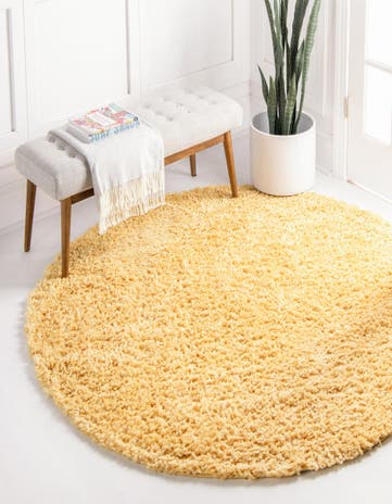 7' x 7' Zermatt Shag Round Rug
