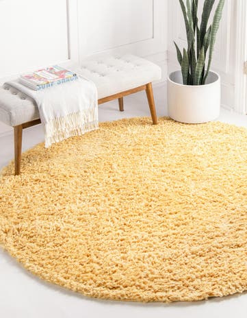 7' x 7' Zermatt Shag Round Rug