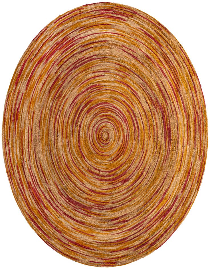 Detail image of 10' x 10'  Hand Braided Jute Round Rug