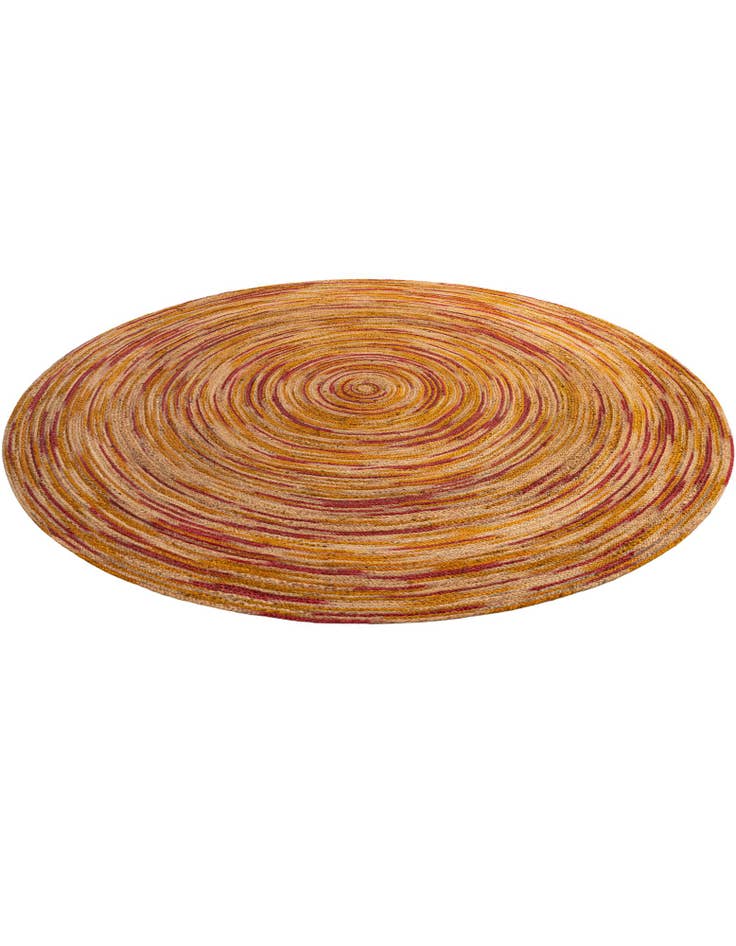 Detail image of 10' x 10'  Hand Braided Jute Round Rug