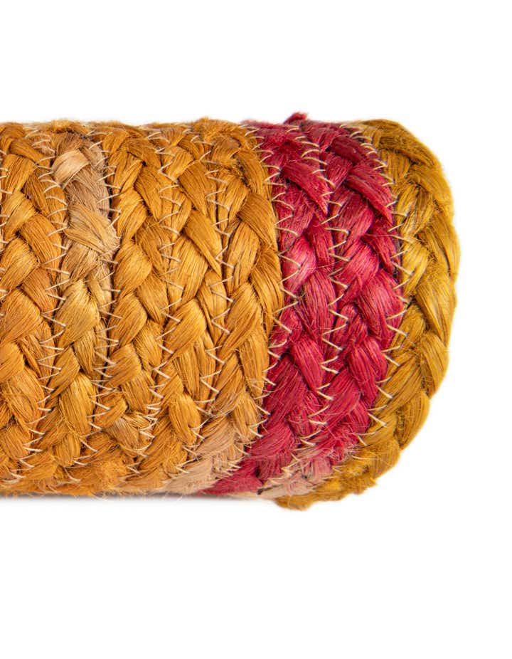 3' 1 x 3' 1 Handmade Braided Jute Round Rug