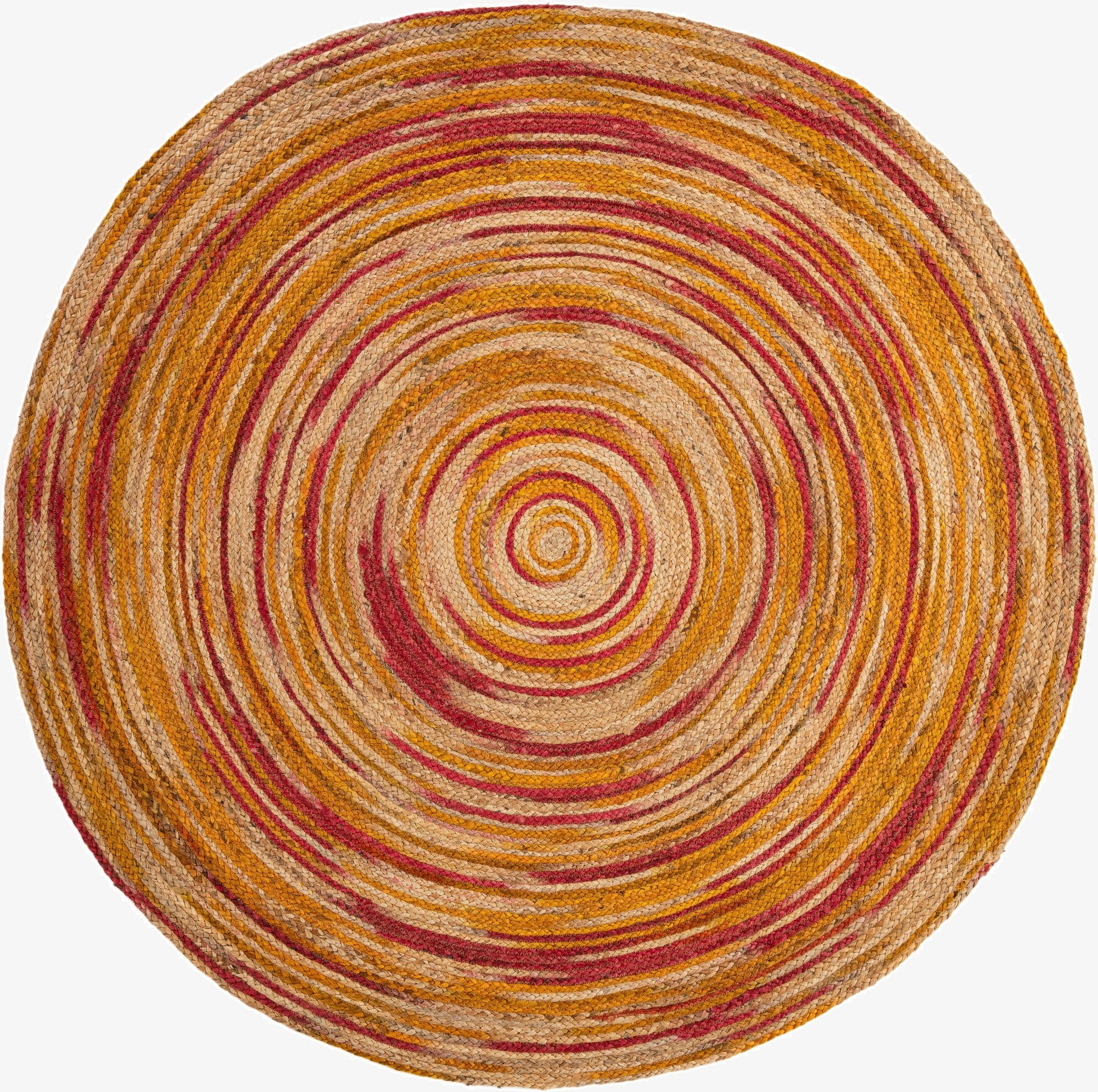 Primary image 6' 1 x 6' 1  Hand Braided Jute Round Rug