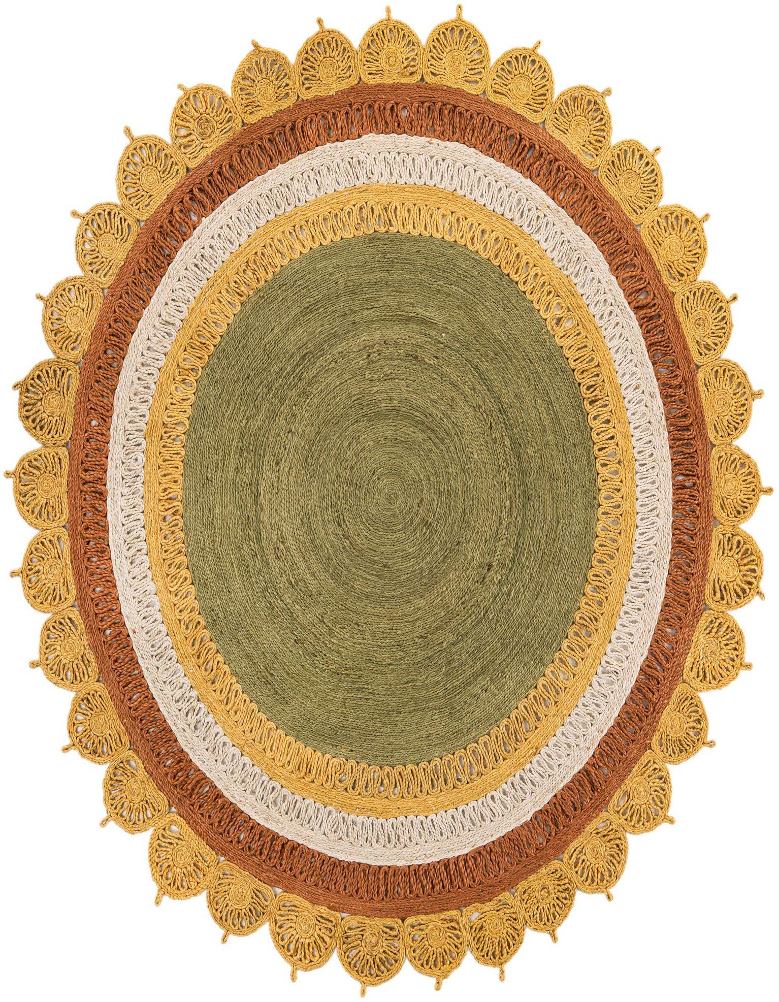 Primary image of 240cm x 240cm  Hand Braided Jute Round Rug