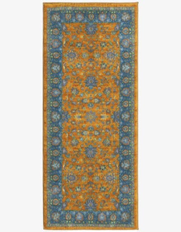 Sunshine Yellow Medina Runner Rug