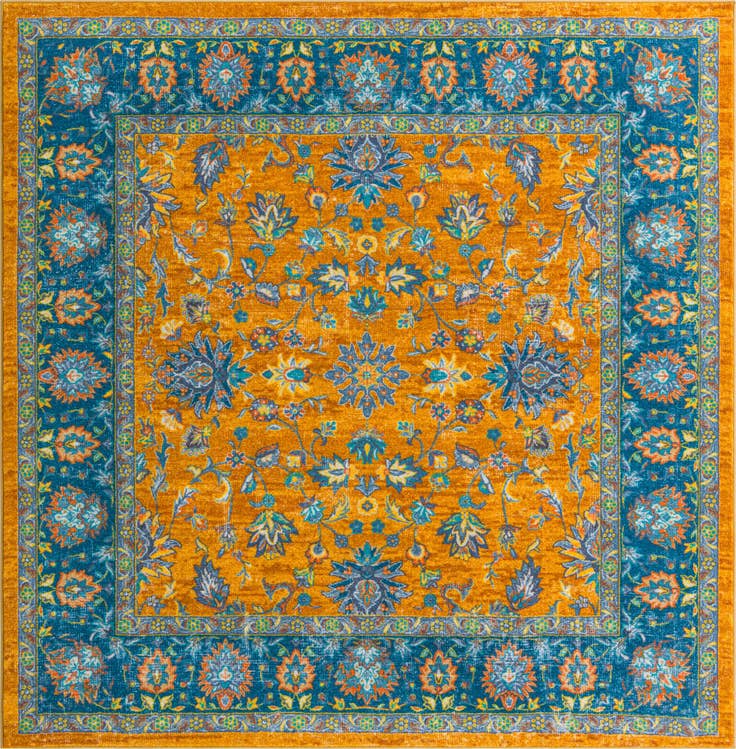 Detailansicht von 240cm x 240cm Medina Quadrat Teppich