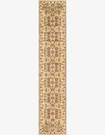 Tabor · Border rug, green