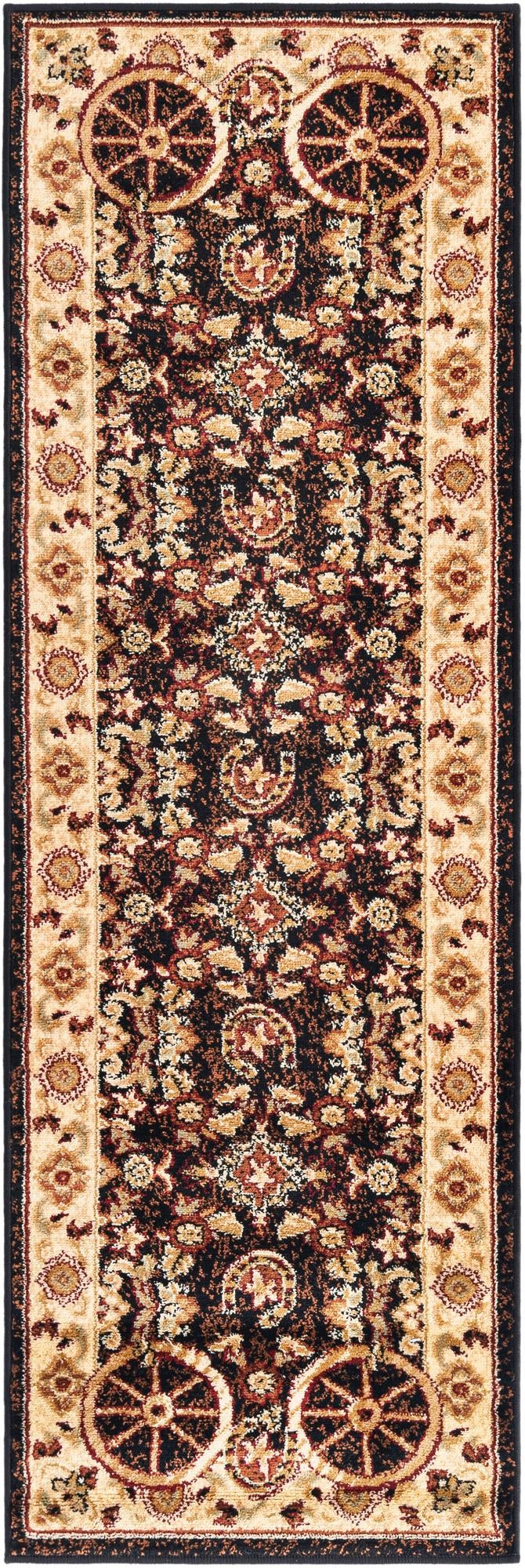 Tabor · Border rug, black