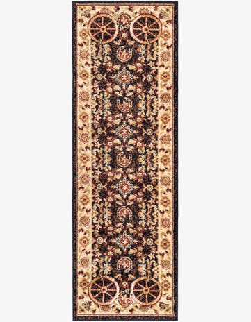 Tabor · Border rug, black