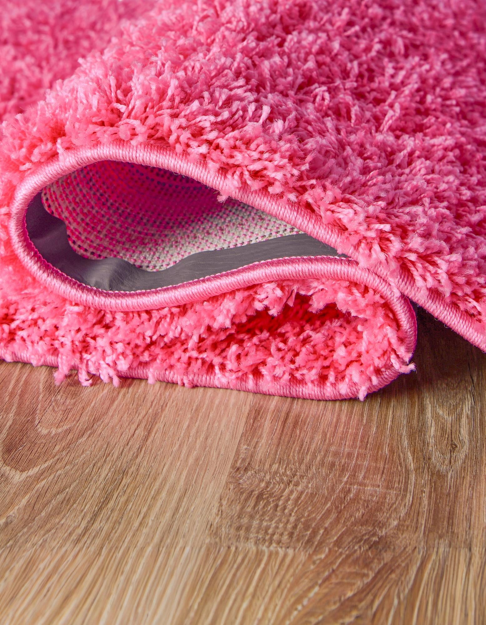 5' 3 x 8' Solid Shag Oval Rug
