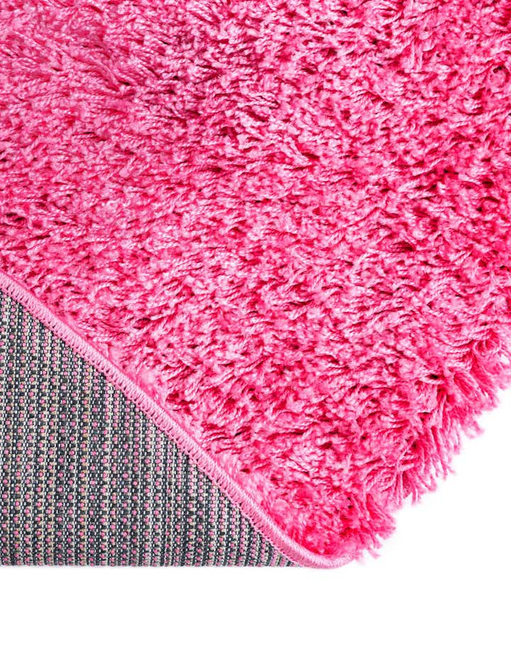 5' 3 x 8' Solid Shag Oval Rug