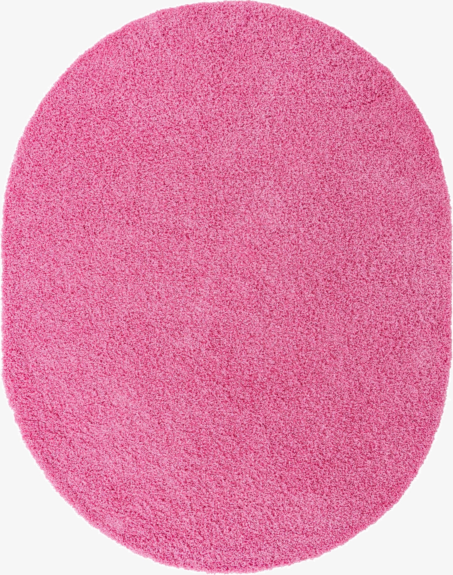 Primary image 7' 10 x 10' Solid Shag Oval Rug